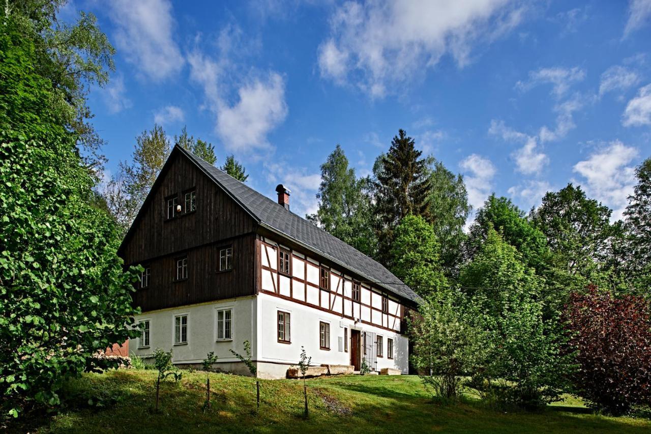 Chalupa Poustevna Dolní Poustevna Exterior foto